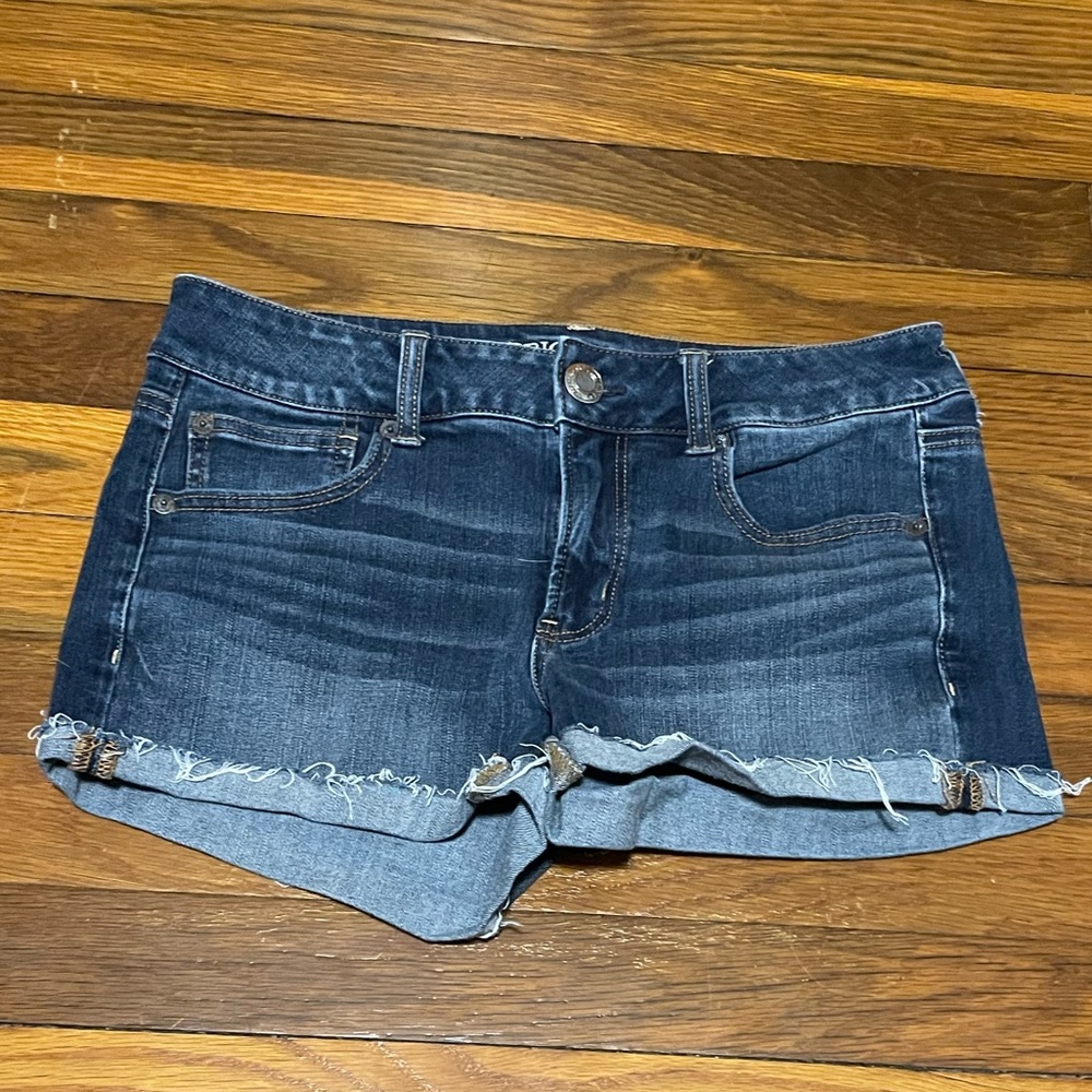 American Eagle dark blue shorts size 6
